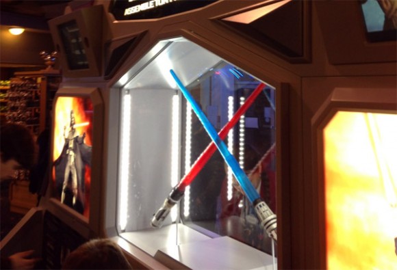 Star Wars Build Your Own Lightsaber in Disneyland Paris