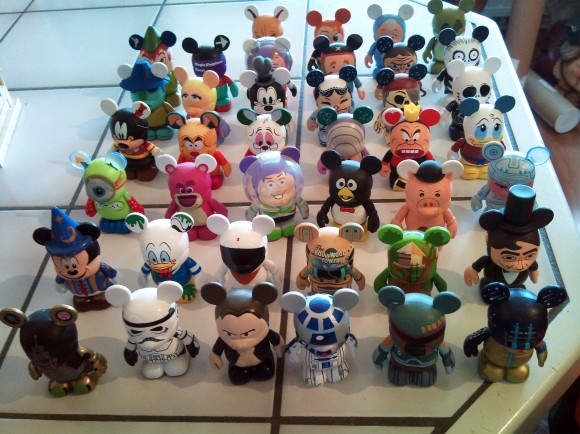 Some of the Vinylmations in Danny's Collection