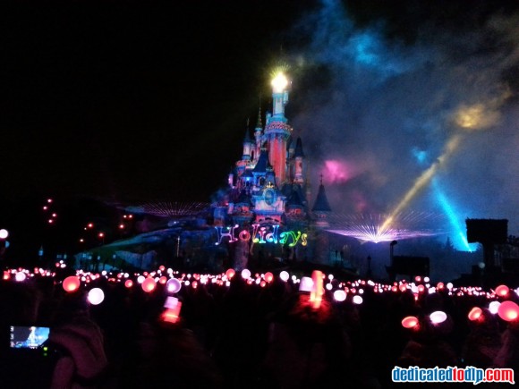Finale of Disney Dreams! of Christmas in Disneyland Paris