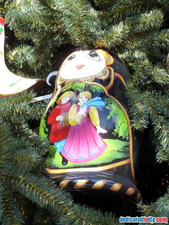 Doll Ornament On The New Christmas Tree in Disneyland Paris For 2013