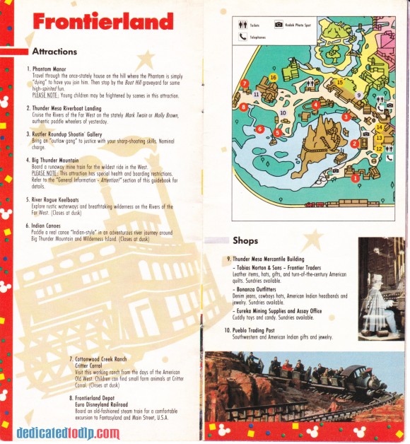 A Very Early Euro Disneyland Resort Guide, Frontierland