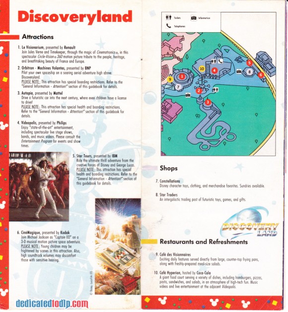 A Very Early Euro Disneyland Resort Guide, Discoveryland