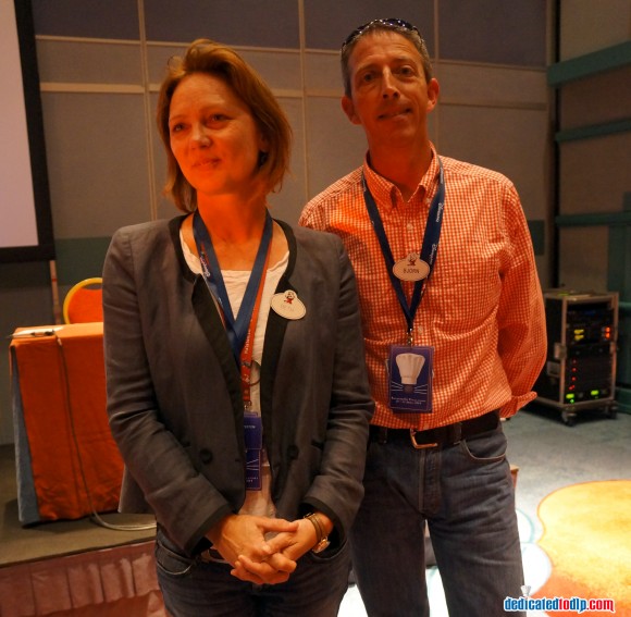 Ratatouille: The Adventure Fan Event. Beth Clapperton and Bjorn Heerwagen