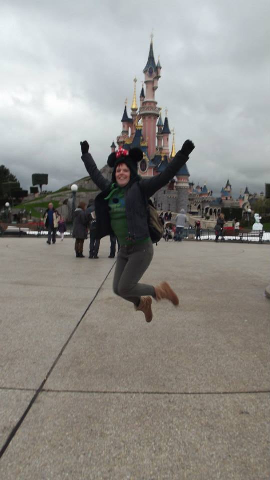 Kirsty Beckwith in Disneyland Paris