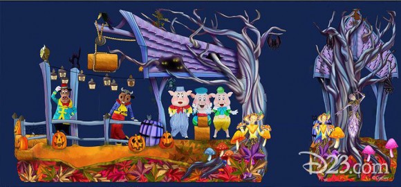 Disneyland Paris News: Concept Art For New Halloween Float