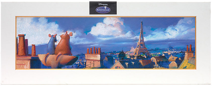 Disneyland paris collector key Cle ratatouille Gusteau limited edition 