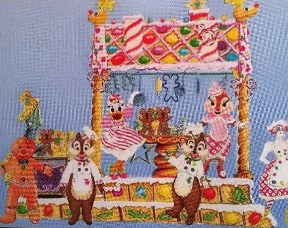 Disneyland Paris News: Concept Art For New Sugar & Spice Christmas Cavalcade Float