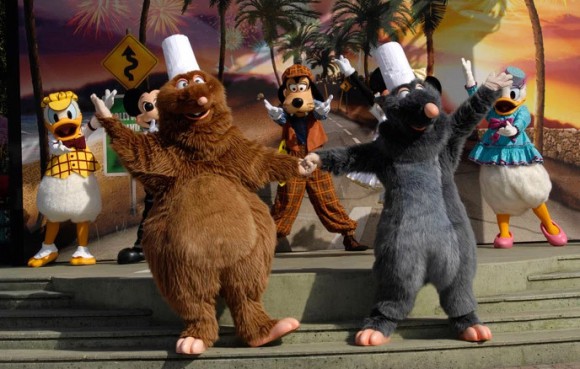 Ratatouille on Place des Stars Stage in Walt Disney Studios, Disneyland Paris