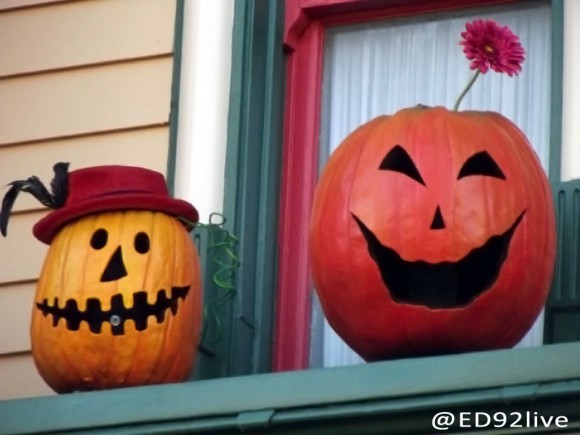 Halloween Pumpkin on Main Street, U.S.A. Disneyland Paris