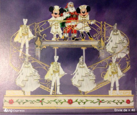 Disneyland Paris News: Christmas Tree Lighting Ceremony Float Concept Art