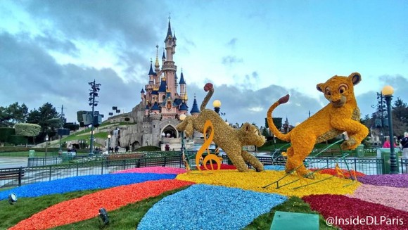 Spring Topiaries in Disneyland Paris