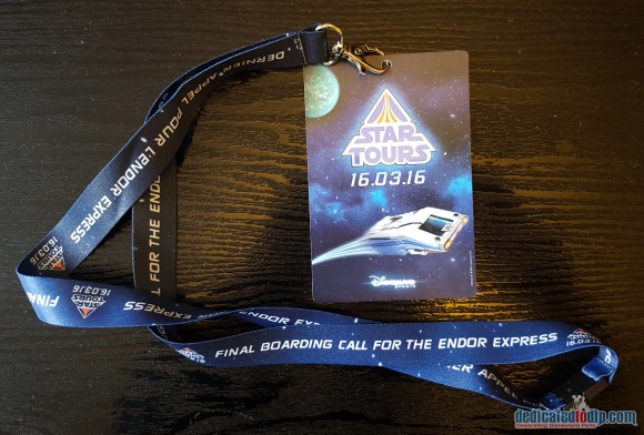 Final Boarding Call For Endor Express Lanyard