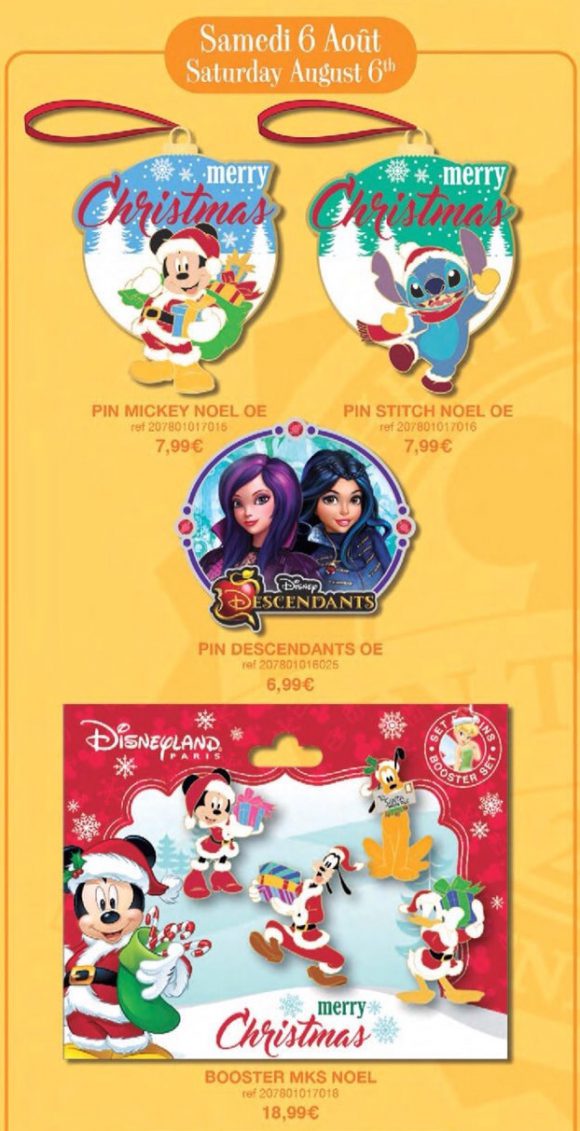 Disneyland Paris Pin Releases – 6th August 2016