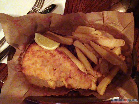 Disneyland Paris Restaurant Review: The Lucky Nugget Saloon with Puppet Shows - Fish and Chips