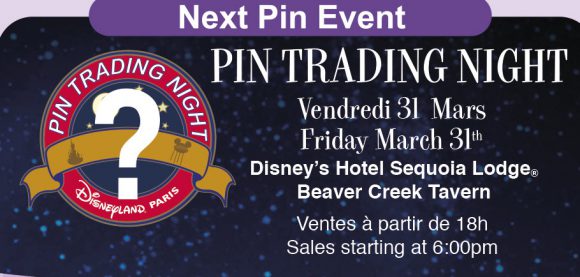 Disneyland Paris Pins For March - Pin Trading Event