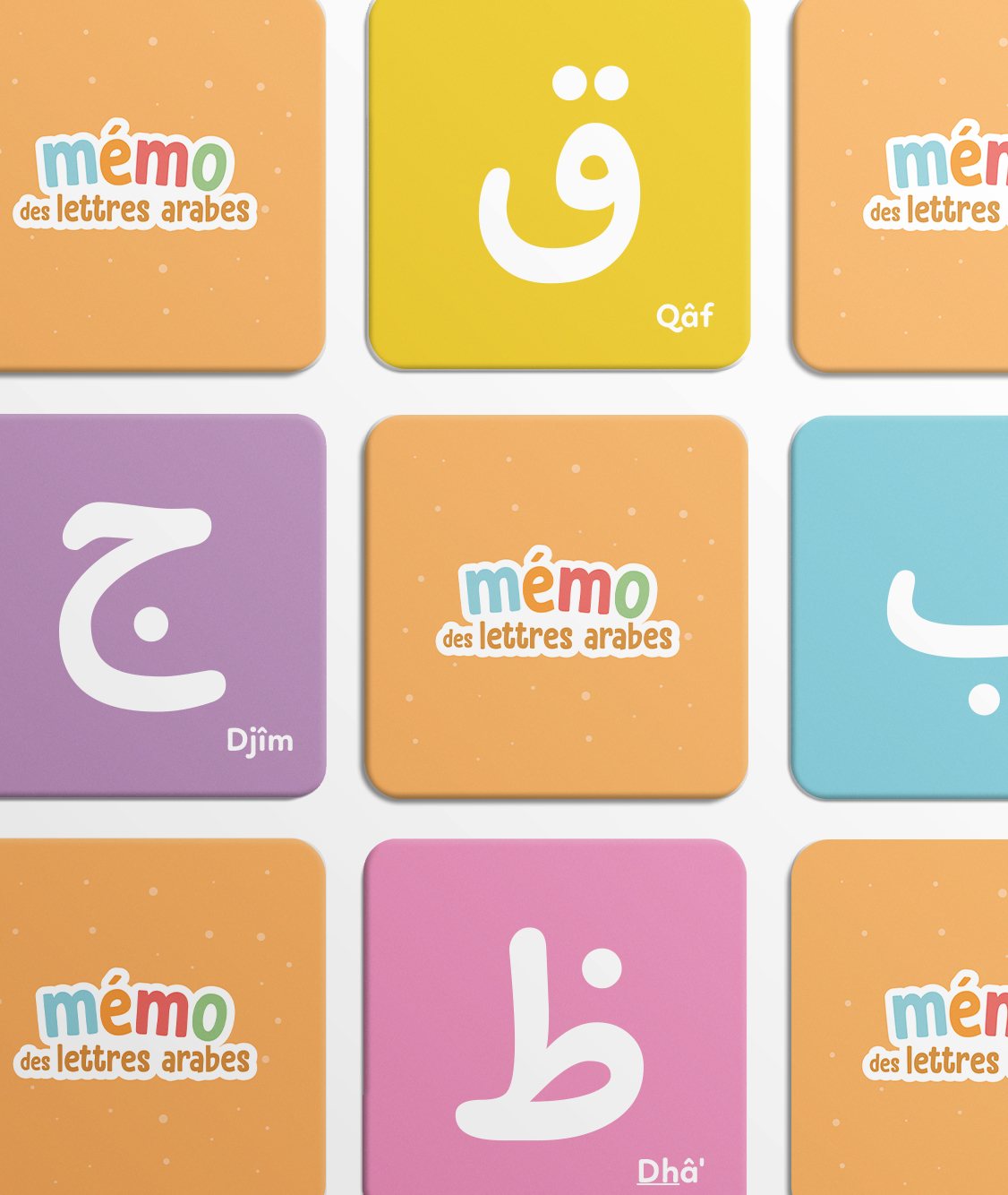 Mémo des lettres arabes