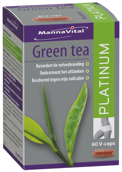 De Kleine Theeboom - Voedingssupplementen - Mannavital - Green tea Platinum