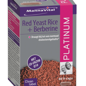 De Kleine Theeboom - Voedingssupplementen - Mannavital - Red Yeast Rice Berberine - Platinum