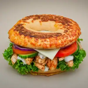 BBQ Chicken Bagel