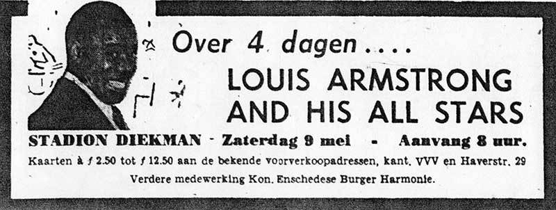 EHTV nodigt Louis Armstrong uit in Enschede