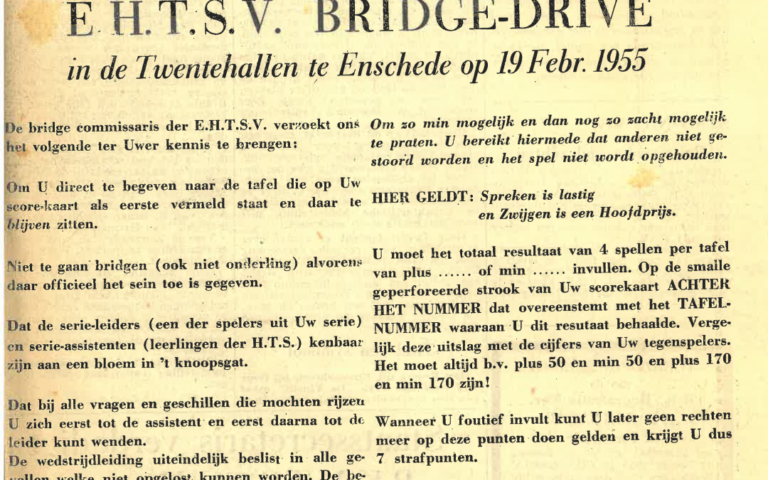 Bridgedrive EHTSV is voorpaginanieuws