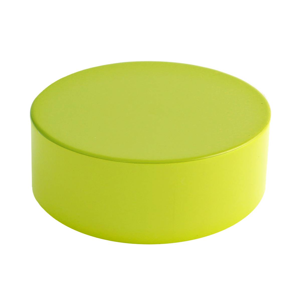 rond blikje lemon green