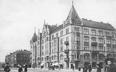 Amiralsgatan med Gustav Adolfspalatset