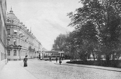 Hörnet Lilla Nygatan och Studentgatan