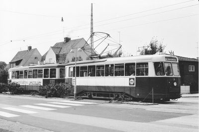 Linnégatan med spårvagn linje 4