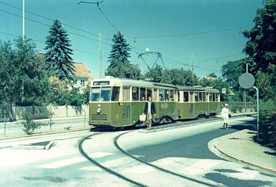 Spårvagn linje 4 på väg mot Sibbarp