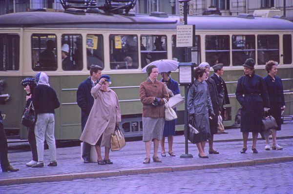 Spårvagn linje 4 på Gustav Adolfs torg