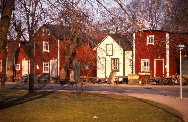 Fiskehoddorna vid Banérskajen