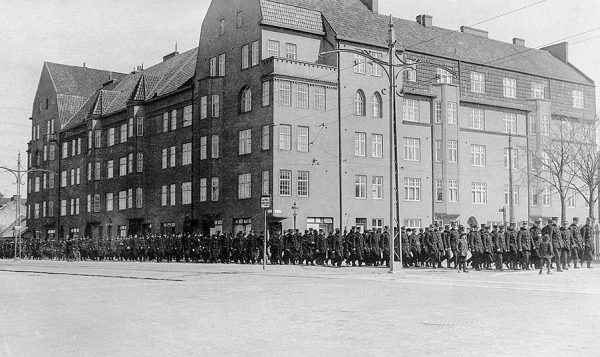 Dyrtidsdemonstration i Malmö den 25 april 1917