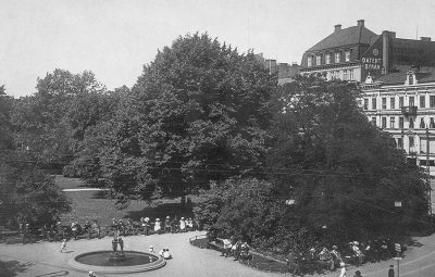 Utsikt över Gustav Adolfs torg