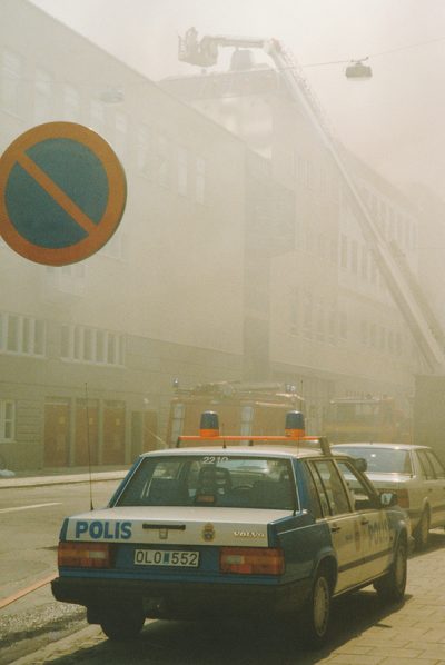 Brand i Triangelns köpcentrum