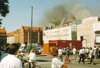 Brand i Triangelns köpcentrum