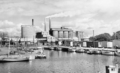 Cementfabriken och Södra Fiskehamnen