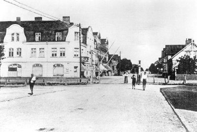 Korsningen Linnégatan och Kalkbrottsgatan