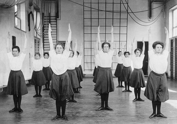 Gymnastikuppvisning i Malmö 1914