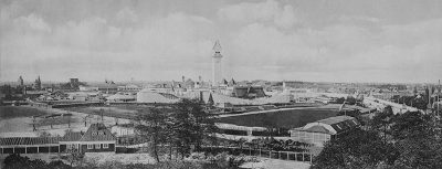 Panorama över den Baltiska utställningen i Malmö 1914