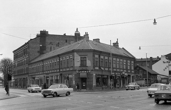 Södra Förstadsgatan och Spårvägsgatan Södervärn