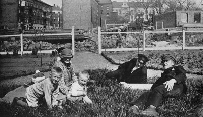 Siesta på koloni i Slottsstaden