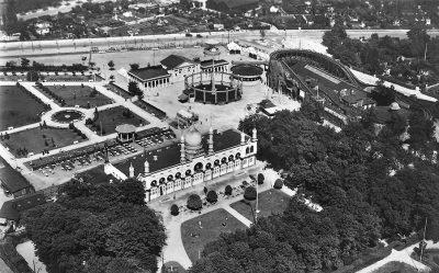 Utsikt över Malmö Folkets Park