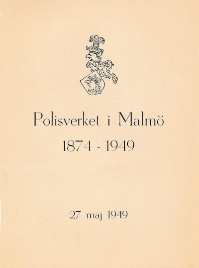 Malmöpolisens 75-årsjubileum