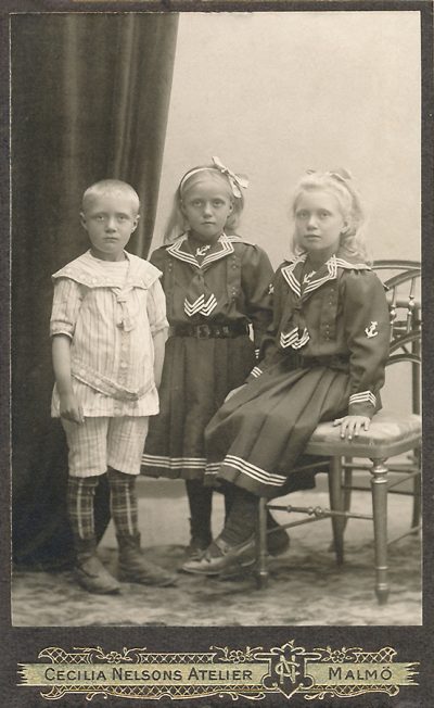 Tre barn - Cecilia Nelsons Atelier Malmö