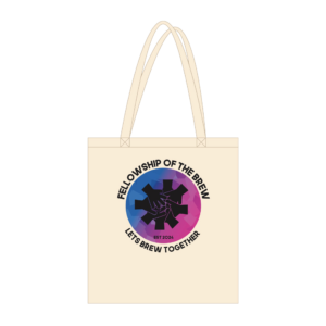 Fellowship of the brew - handlenett (lys farge)