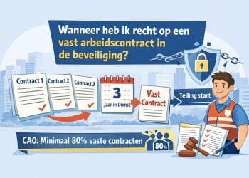 Wanneer recht op een vast contract in de beveiliging