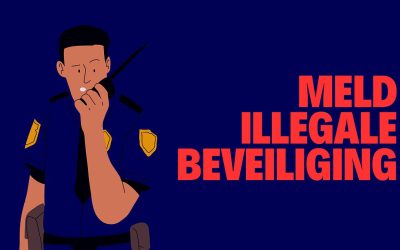 Beveiliger signaleert een mogelijke misstand voor het Meldpunt illegale beveiliging van VVNL.