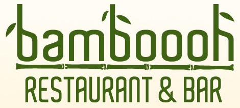 Bamboooh Restaurant & Bar Logo Gruen