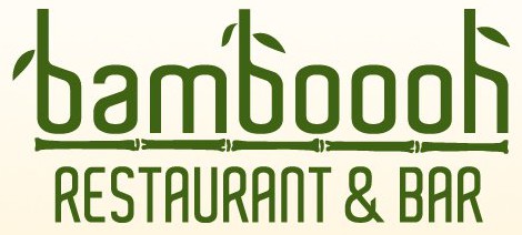 Bamboooh Restaurant & Bar Logo Gruen